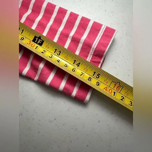 W.L. Monsoon Girls 6T 100% Cotton Appliqué Hedgehog Striped Tunic Shirt Dress - Picture 9 of 9